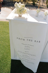 Middleton Linen Bar Sign - Large
