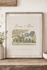 Linen Venue Print
