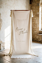 Beaumont Linen Welcome Sign