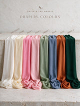 Daylesford Linen Welcome Sign with Drapery