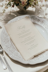 Millicent Linen Menu