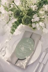 Millicent Menu - Oval