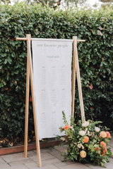 August Linen Seating Chart