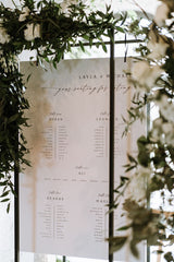 Hoxton Hall A1 Wedding Seating Chart