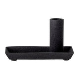 Black Metal Tray Candle Holders