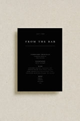 Richmond Bar Menu