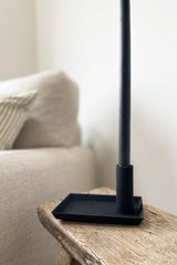 Black Metal Tray Candle Holders