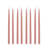 ROSE DAWN Hand Dipped Taper Candles Set of 8