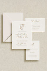 Custom Wedding Monogram and Crest