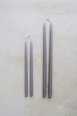 LAVENDER Hand Dipped Taper Candles Set of 8