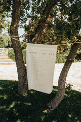Hoxton Hall Linen Order of The Day