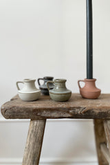 Stoneware Taper Candle Holders