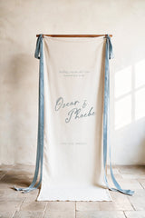 Beaumont Linen Welcome Sign
