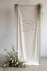 Capri Linen Welcome Sign