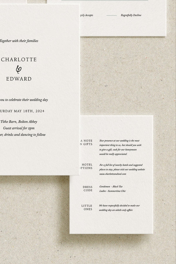 Daylesford Wedding Invitations