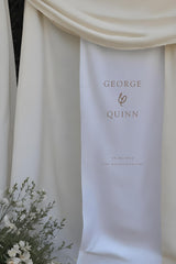 Daylesford Linen Welcome Sign - Serif v1