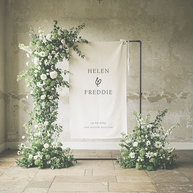 Daylesford Linen Welcome Sign - Serif v1 – Smith & The Magpie
