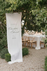 Daylesford Silk Welcome Sign - Script v1