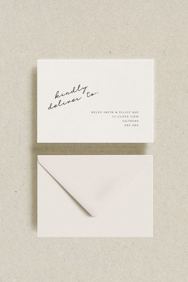 Capri Addressed Envelopes