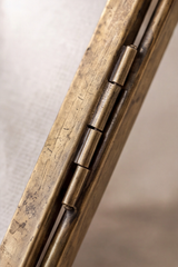 Mini Brass Hanging Frame - with Linen Photo