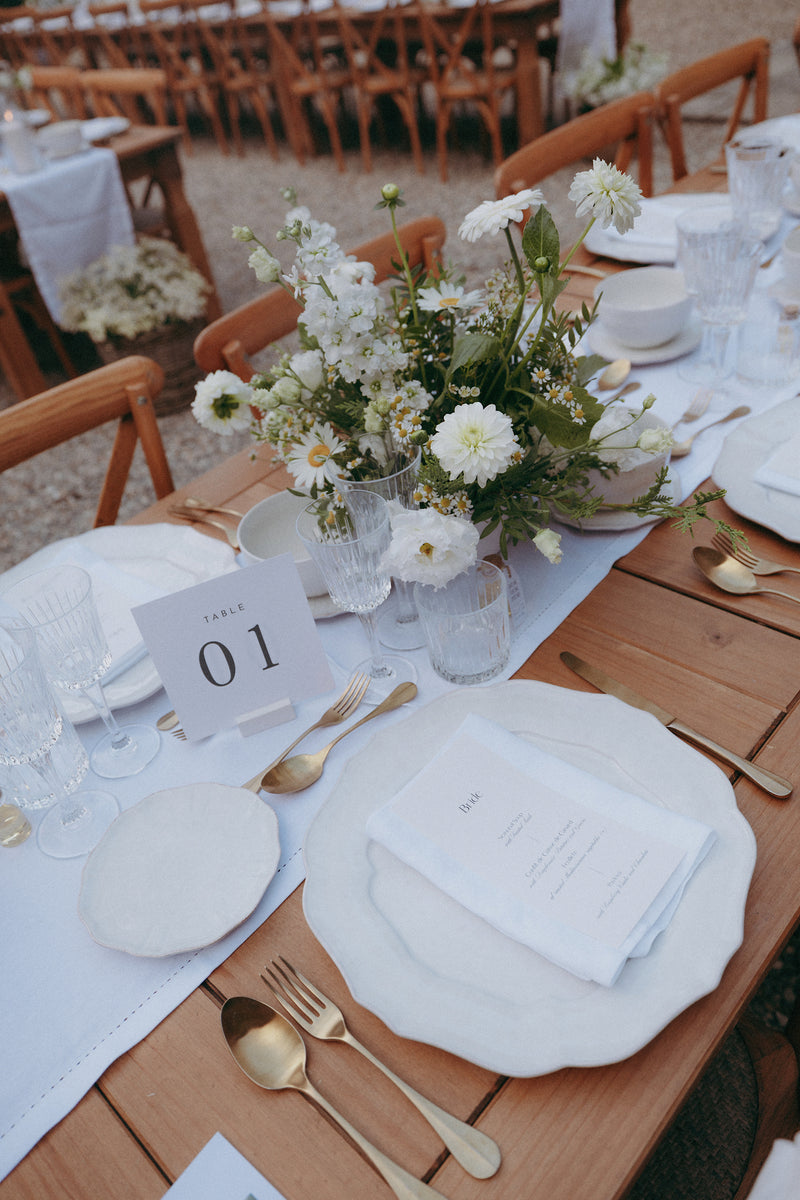 Richmond Table Numbers - Set of 10