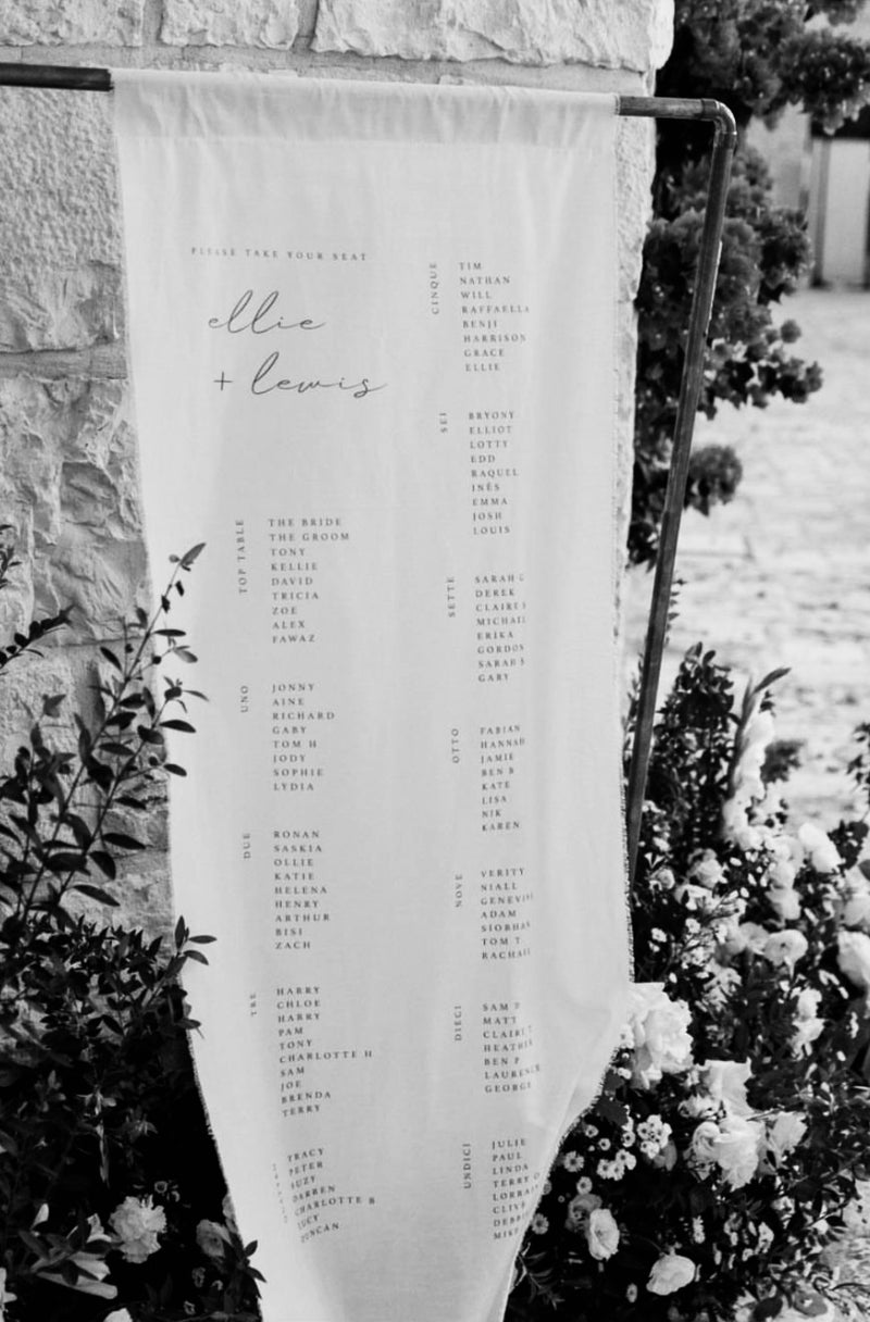 Liliah Linen Seating Chart