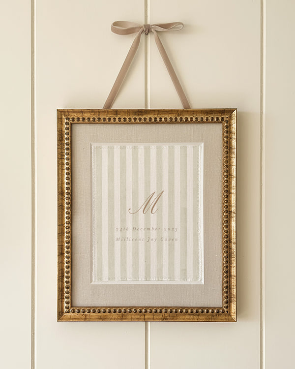 Linen Memory Wall Art
