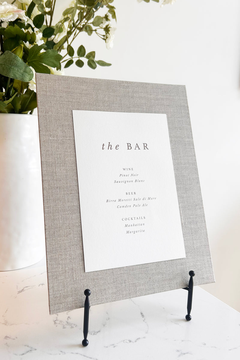 Middleton Bar Menu Board