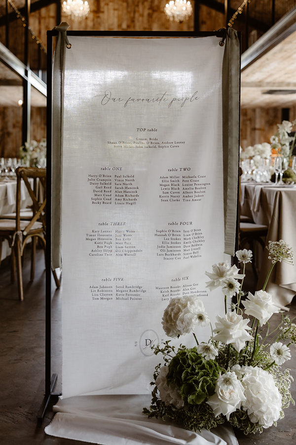 Millicent Linen Seating Chart