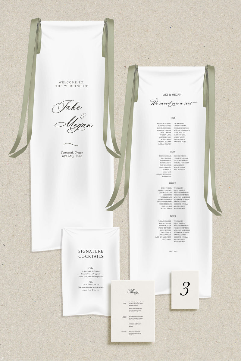 Linen Signage Package – Smith & The Magpie
