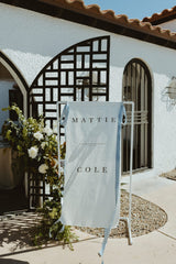 Richmond Linen Welcome Sign II
