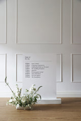 The Typist A1 Order of The Day Sign