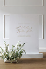 Cotswolds A1 Wedding Welcome Sign