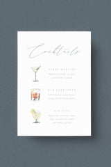 Hoxton Hall Bar Menu