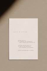 August Wedding Invitations