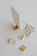 Brass Table Number Holders - Set of 10