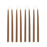 EARTH Hand Dipped Taper Candles Set of 8