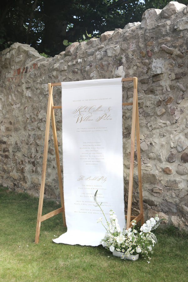 Cotswolds Linen Order of Service