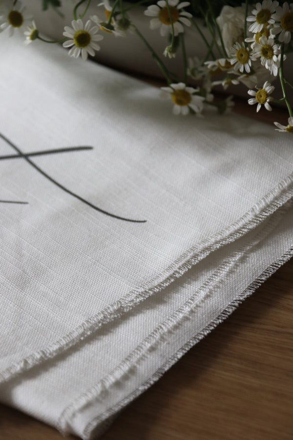 Middleton Linen Table Number Banners