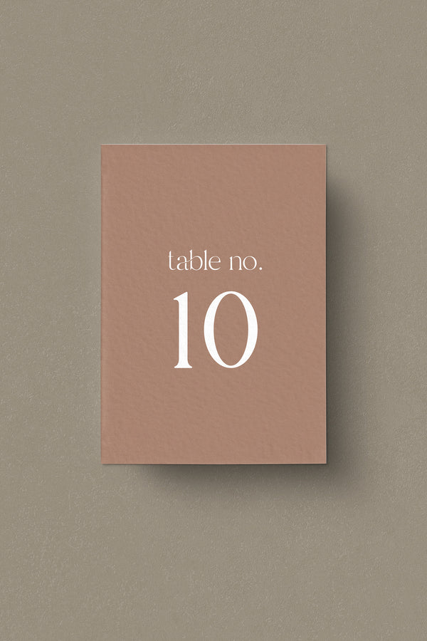 Ibiza Cove Table Numbers - Set of 10
