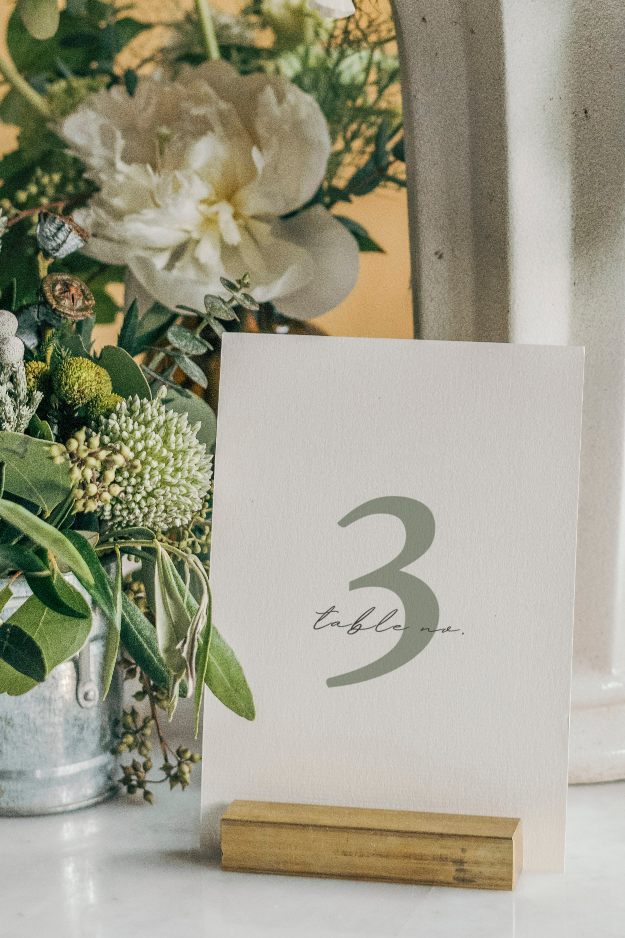Liliah Table Numbers - Set of 10 – Smith & The Magpie