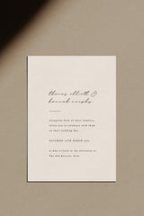 Liliah Wedding Invitations