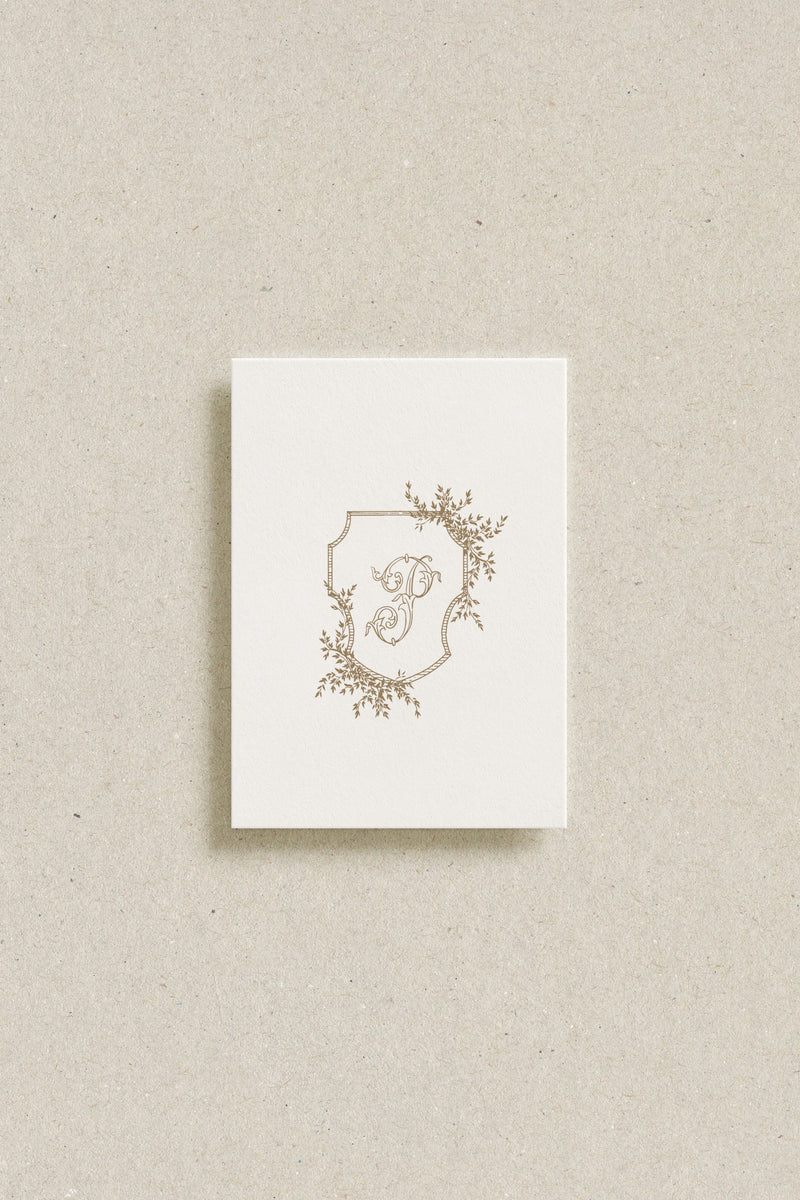 Custom Wedding Monogram and Crest – Smith & The Magpie