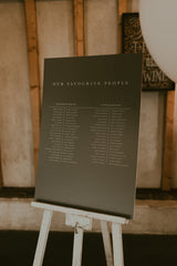 Richmond A1 Wedding Seating Chart