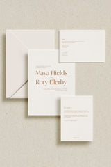 The Typist Wedding Invitations