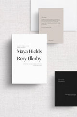 The Typist Wedding Invitations