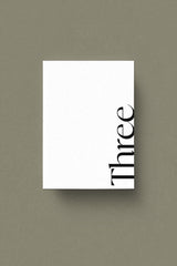 The Typist Table Numbers - Set of 10
