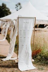 August Linen Seating Chart