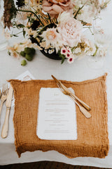 August Linen Menu