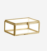 Glass Wedding Ring Box